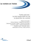 Buchcover Le notaire en Valais – Partie spéciale