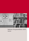 Buchcover Badener Neujahrsblätter 2015