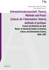 Buchcover Informationswissenschaft: Theorie, Methode und Praxis