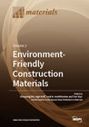 Buchcover Environment-Friendly Construction Materials