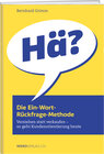 Buchcover Die Ein-Wort-Rückfrage-Methode