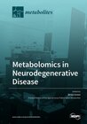 Buchcover Metabolomics in Neurodegenerative Disease