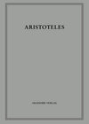 Buchcover Aristoteles: Werke / Nikomachische Ethik