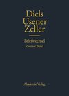Buchcover Hermann Diels, Hermann Usener, Eduard Zeller Briefwechsel