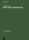 Buchcover Rom und Jerusalem