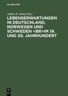Buchcover Lebenserwartungen in Deutschland, Norwegen und Schweden <br>im 19. und 20. Jahrhundert