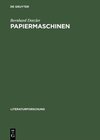 Buchcover Papiermaschinen