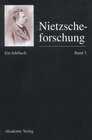 Buchcover Nietzscheforschung. Eine Jahresschrift / Nietzscheforschung Band 3