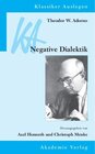 Buchcover Theodor W. Adorno: Negative Dialektik