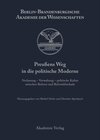 Buchcover Preußens Weg in die politische Moderne
