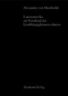 Buchcover Alexander von Humboldt, Lateinamerika am Vorabend der Unabhängigkeitsrevolution