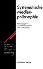 Buchcover Systematische Medienphilosophie