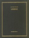 Buchcover Gottfried Wilhelm Leibniz: Sämtliche Schriften und Briefe. Mathematische Schriften / 1672-1676. Differenzen, Folgen, Rei