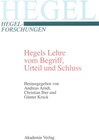 Buchcover Hegels Lehre vom Begriff, Urteil und Schluss