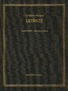 Buchcover Gottfried Wilhelm Leibniz: Sämtliche Schriften und Briefe. Politische Schriften / 1695–1697