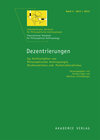 Buchcover Dezentrierungen