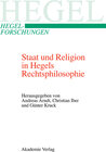 Buchcover Staat und Religion in Hegels Rechtsphilosophie