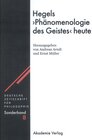 Buchcover Hegels "Phänomenologie des Geistes" heute
