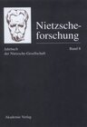 Buchcover Nietzscheforschung Band 8