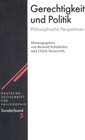 Buchcover Gerechtigkeit und Politik