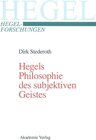 Buchcover Hegels Philosophie des subjektiven Geistes