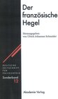 Buchcover Der französische Hegel