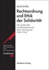 Buchcover Rechtsordnung und Ethik der Solidarität