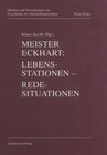 Buchcover Meister Eckhart. Lebensstationen - Redesituationen