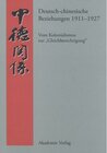 Buchcover Deutsch-chinesische Beziehungen 1911-1927