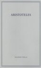 Buchcover Aristoteles: Aristoteles Werke / Kategorien