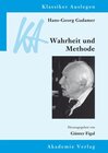 Buchcover Hans-Georg Gadamer: Wahrheit und Methode