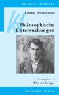 Buchcover Ludwig Wittgenstein: Philosophische Untersuchungen