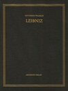 Buchcover Gottfried Wilhelm Leibniz: Sämtliche Schriften und Briefe. Politische Schriften / 1697 – Anfang 1699