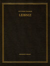 Buchcover Gottfried Wilhelm Leibniz: Sämtliche Schriften und Briefe. Philosophischer Briefwechsel / 1695-1700