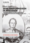 Buchcover Adelsreformideen in Preußen