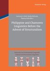 Buchcover Philippine and Chamorro Linguistics Before the Advent of Structuralism