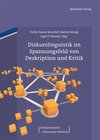 Buchcover Diskurslinguistik im Spannungsfeld von Deskription und Kritik