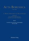 Buchcover Acta Borussica - Neue Folge. Preußen als Kulturstaat. Der preußische... / Geschichte der preussischen Denkmalpflege 1815