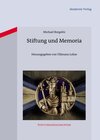 Buchcover Stiftung und Memoria