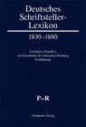 Buchcover Deutsches Schriftsteller-Lexikon 1830–1880 / P–R