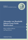 Buchcover Alexander von Humboldt / Johann Franz Encke, Briefwechsel