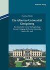 Buchcover Die Albertus-Universität Königsberg