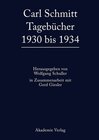 Buchcover Carl Schmitt: Tagebücher / 1930 bis 1934