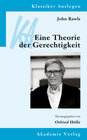 Buchcover John Rawls: Eine Theorie der Gerechtigkeit