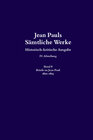Buchcover Jean Pauls Sämtliche Werke. Vierte Abteilung: Briefe an Jean Paul / 1820 bis 1825