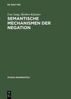 Buchcover Semantische Mechanismen der Negation