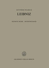 Buchcover Gottfried Wilhelm Leibniz: Sämtliche Schriften und Briefe. Philosophische Schriften / Band 6: Nouveaux Essais