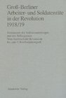 Buchcover Groß-Berliner Arbeiter- und Soldatenräte in der Revolution 1918/19