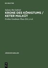 Buchcover Krone des Königtums / Keter malkût