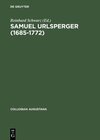Buchcover Samuel Urlsperger (1685–1772)